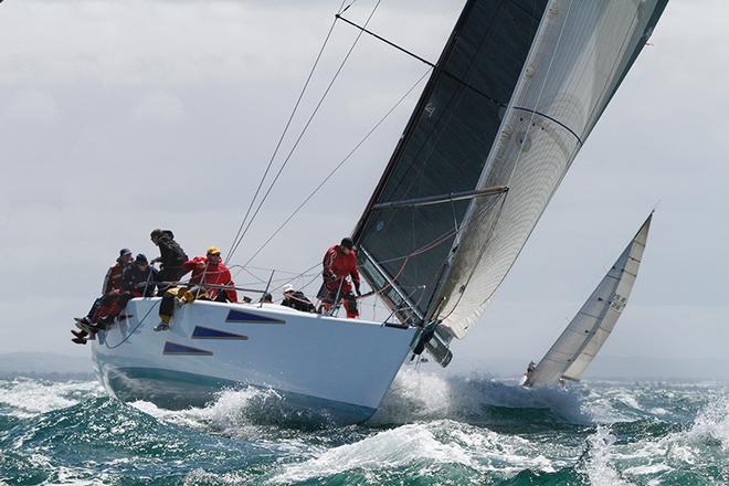 Rush worked hard in the conditions - Club Marine Series ©  Alex McKinnon Photography http://www.alexmckinnonphotography.com